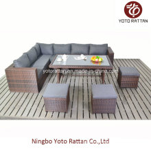 Outdoor Furniture Rattan Sofa with Table (1204)